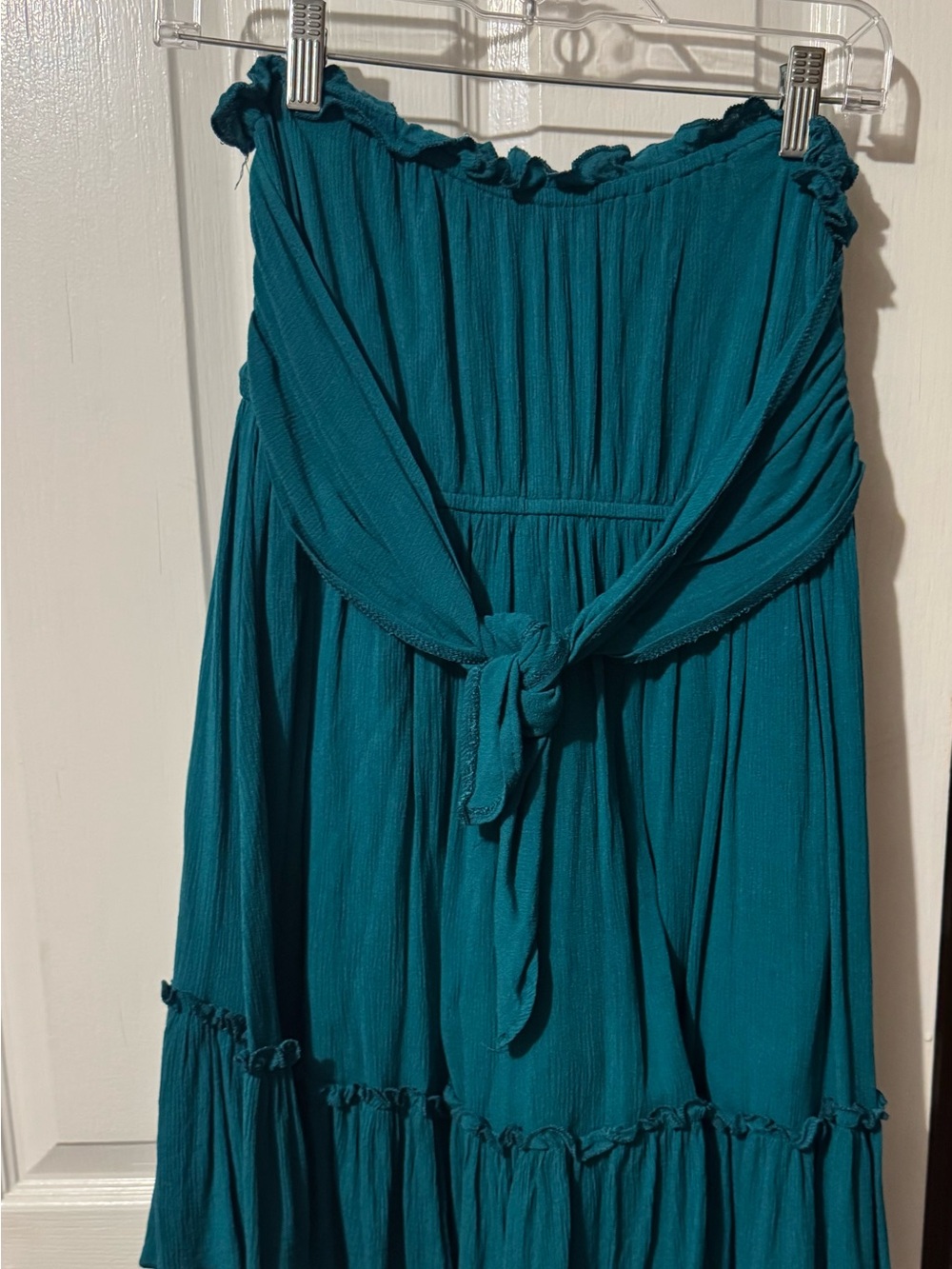 Summer Cotton BoHo Beach Tube Mini Dress